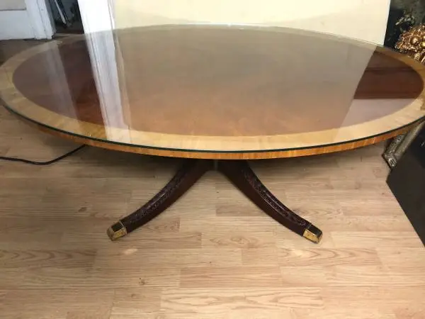 Gregorian stile mahogany top table