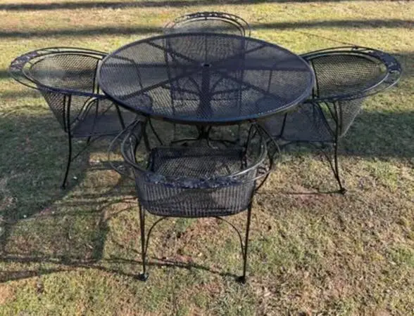 Misc Sturdy Patio Table with Chairs Nice variety.....