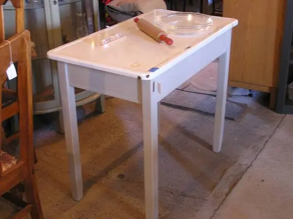 ENAMEL TOP TABLE