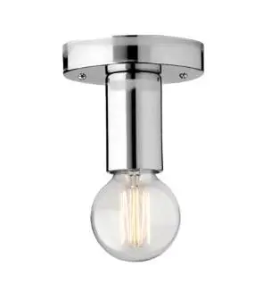 8x Schoolhouse Cylinder Fixtures in Polished Nickel