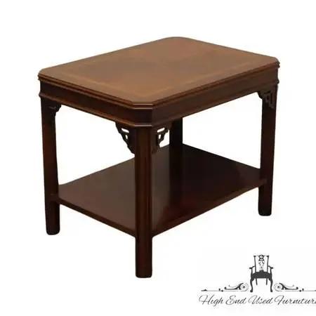 REDUCED!!! Lane Altavista Bookmatch Mahogany End Side Table 98805 OB0