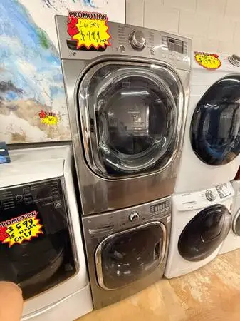 Used LG Gray Washer and Dryer