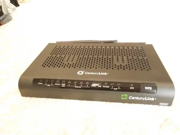 century link WiFi router