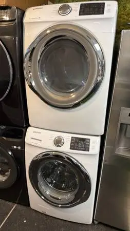 Samsung front loader, washer and dryer set