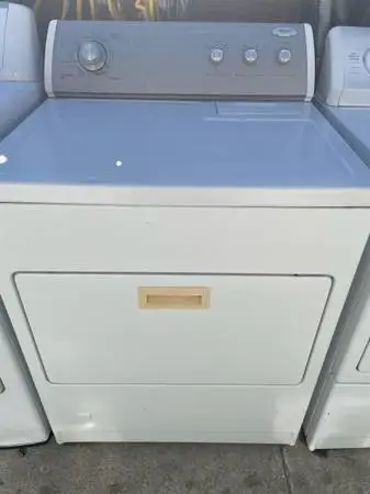 White whirlpool gas dryer