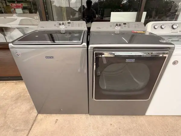 Used Gray MayTag Washer and Dryer