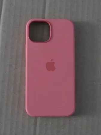 Genuine MagSafe Apple iPhone 12 or 13 mini case - Salmon/Pink