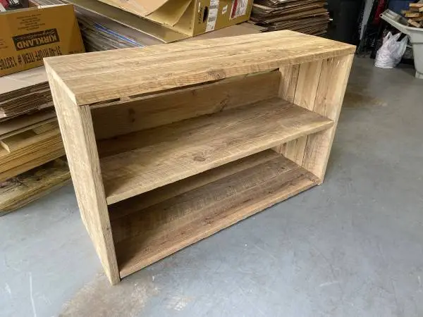 Custom Bookshelf / Credenza / Table from Reclaimed Wood