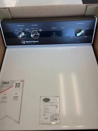 GAJC SPEED QUEEN DR3004WE DRYER 3 YR WARRANTY