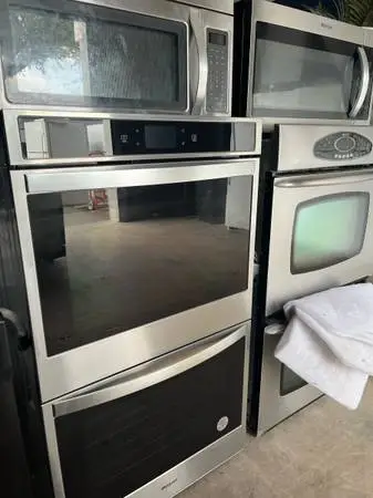 Stainless steel double oven