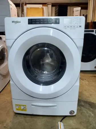 White Whirlpool Electric Washing Machine