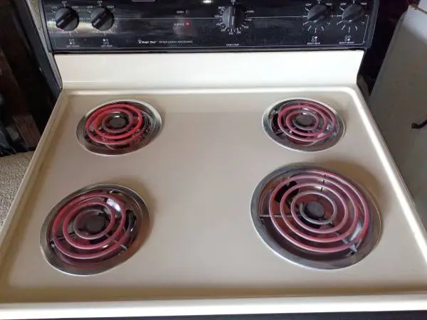 Coil top stove oven range 30-in standalone