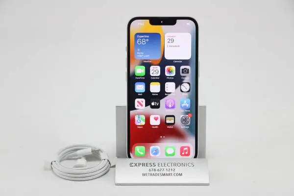 EXCELLENT - Apple iPhone 13 Mini 128GB White *FACTORY UNLOCKED* 96% BH
