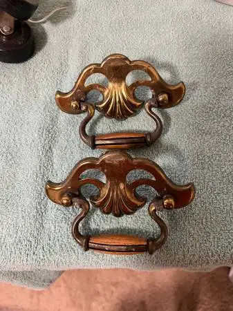 Two furniture handles