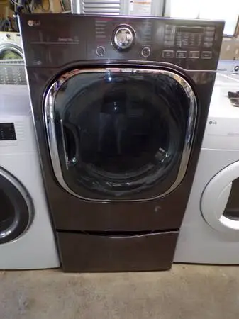 single LG Dryer w/ pedestal