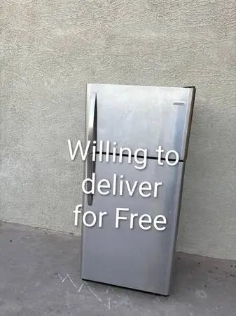 Frigidaire Stainless Steel Refrigerator 18 cuft(