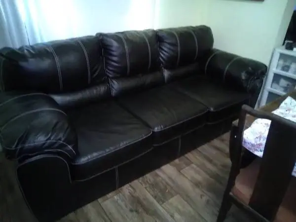 Leather couch