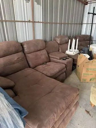 6-Piece Electric Recliner Sectional Sofa — AS IS