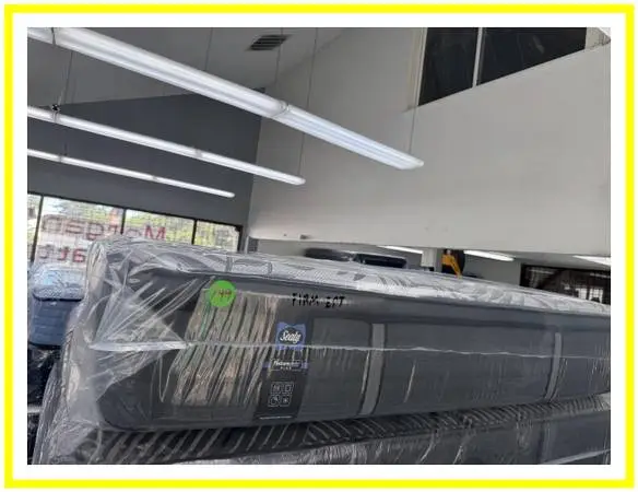 King & California King Size Sealy Plus Pillow Top Mattress & Box Bed
