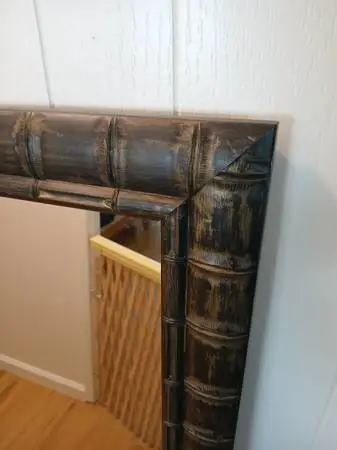 Faux Bamboo Dressing wall Mirror