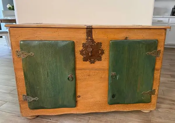 Antique Hand Crafted Wooden Dry Sink / Storage Cabinet / Sideboard