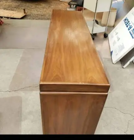 Mid-Century vintage 70 walnut Credenza, Storage cabinet.Buffet H30