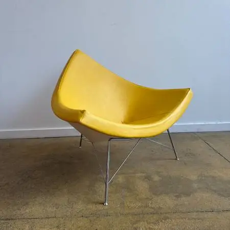 Vitra George Nelson Leather Coconut chair (Retail $5500+)