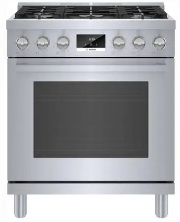 Bosch 800 Series Freestanding 5 Sealed Burners Gas Range St/Steel New