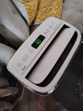 LG Dual Inverter Portable AC with window hose & remote