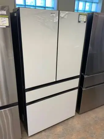 **SAMSUNG BESPOKE WHITE 28 CU FT FRENCH DOOR FRIDGE**ON SALE NOW**