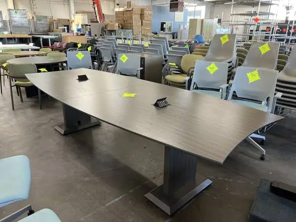 10 Conference Table with Power Modules (NW Office Liquidations)