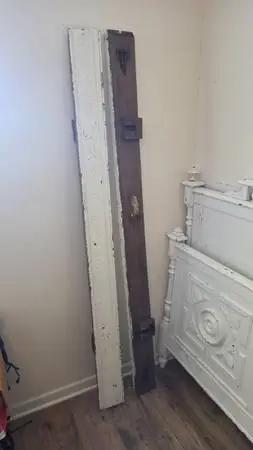 125 year old antique twin bed