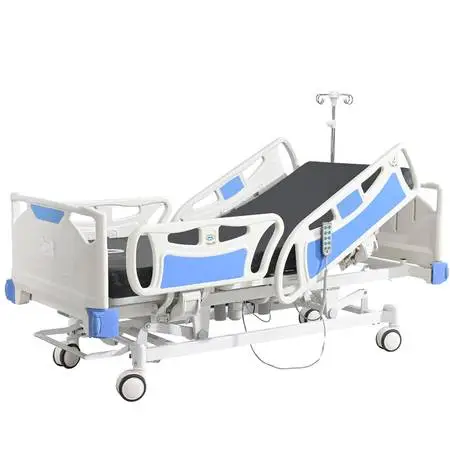OLERN Premium 5 Function Full Electric ICU Hospital Bed with 4.7 Matt