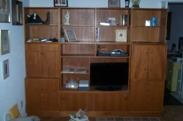 COPENHAGEN Brand bookcase/Entertainment Center, PRISTINE