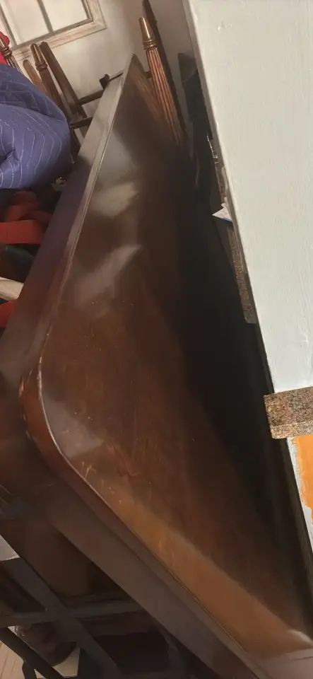 wooden dining room table