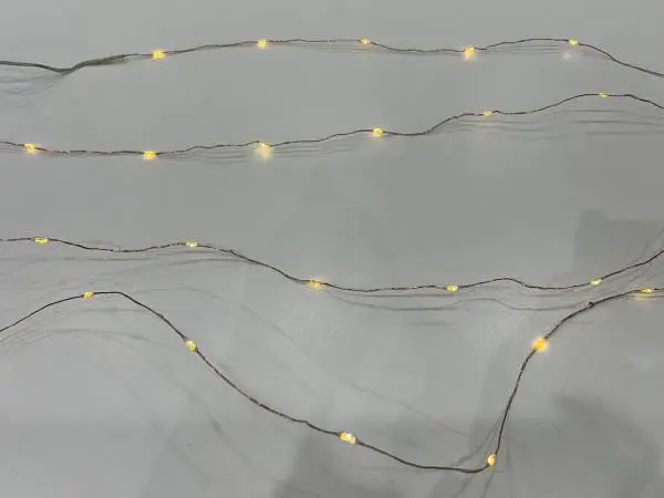 Battery Operated Indoor LED Holiday Fairy Lights   12 OBO