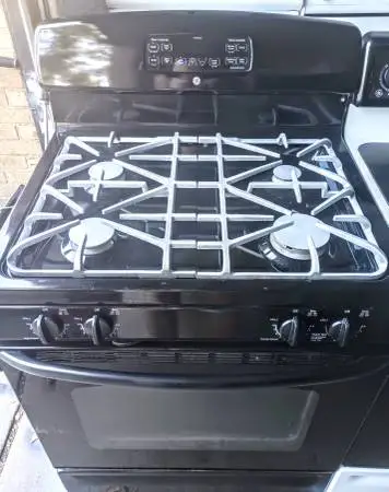 Black Gas Stove