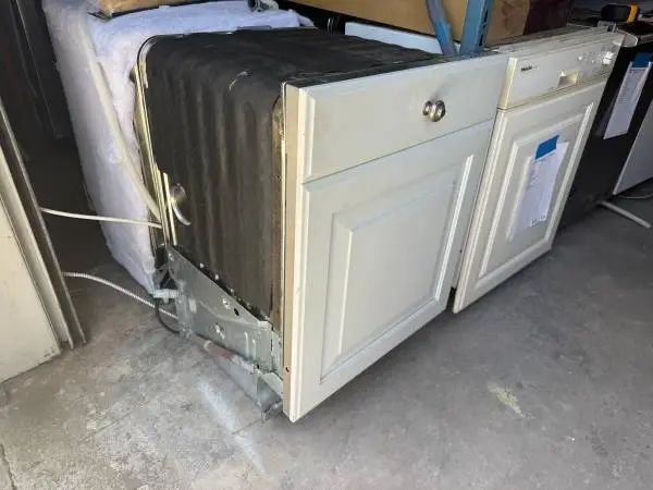 White Asko Dishwasher Fully Intergrated Model # D3251XLFI Used