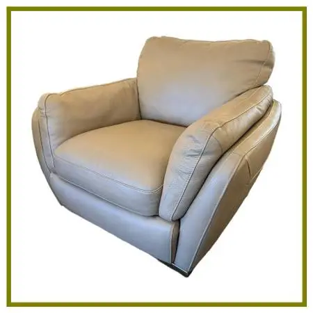 Natuzzi Editions Collection Leather Lounge Chair