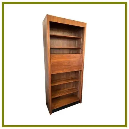 Glenn Of California American Walnut Bookshelf + Drawers
