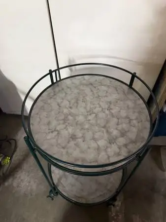 Round Table with Wheel
