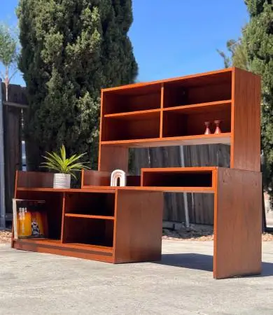 Danish Modern Mid Century Vintage Modular Wall Unit – Media Center