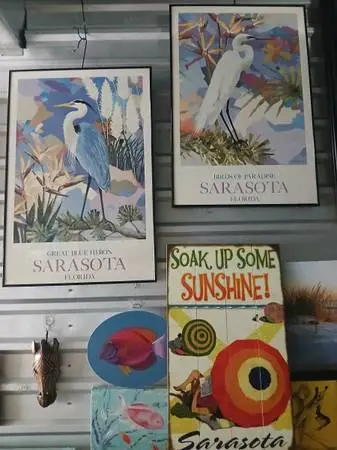 3 PIECES of WALL ART, SARASOTA AND ST PETERSBERG, FROM $70 TO $135