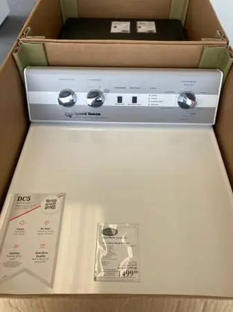 GAJC SPEED QUEEN DC5004WE ELECTRIC DRYER 5 YR WARRANTY