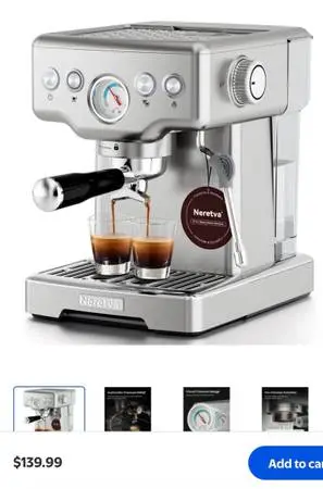 Neretva Espresso Machine 15 Bar Professional - Brand new - Down from $140