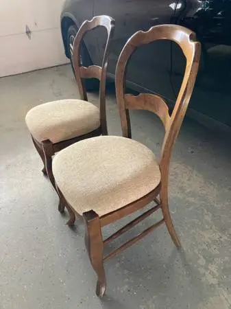 TWO POTTERY BARN DINING CHAIRS