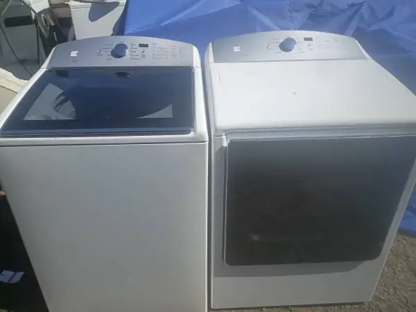 Kenmore washer and electric dryer super capacity newer style