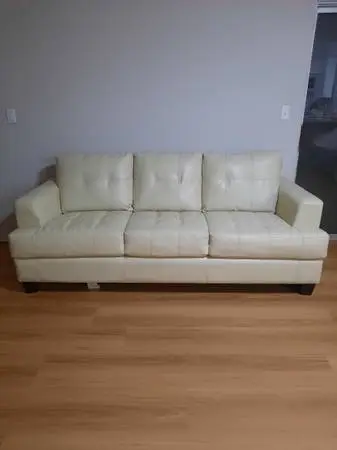Two pieces Leather Sofa Set for sale