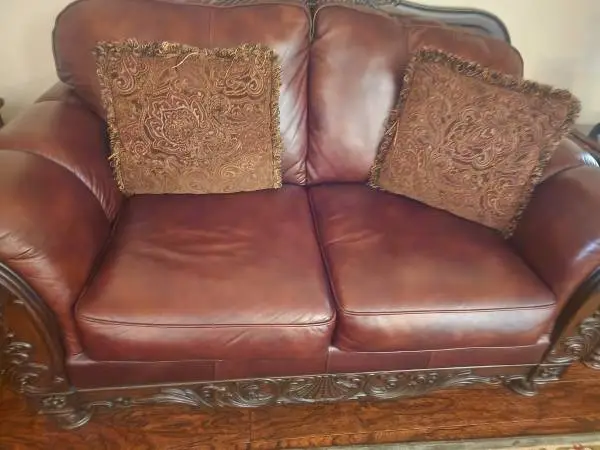 Ashley Furniture- sofa, loveseat, and chair