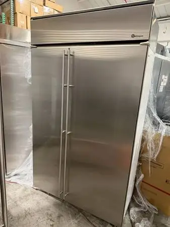 GE Monogram Stainless Steel 48” Wide Built In Fridge Ice Maker